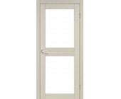 Двери Корфад Milano ML-07 Беленый Дуб стекло Сатин