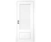 Двери Родос Cortes Galant белая эмаль со стеклом